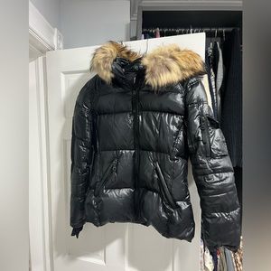 SAM coat with fur hood